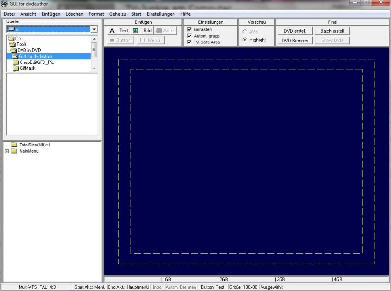 GUIForDVDAuthor