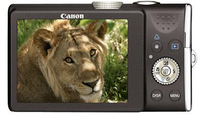 Canon PowerShot SX200-is Rückseite